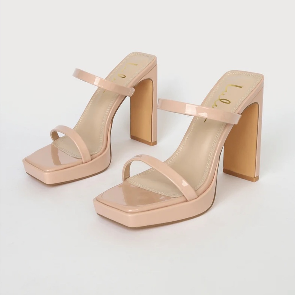 Lulus Nude Heels